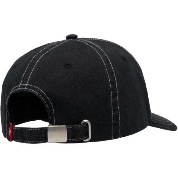 2026 Quiksilver Mens Young Gunz Drifter Canvas Cap EQYHA03481 - Black